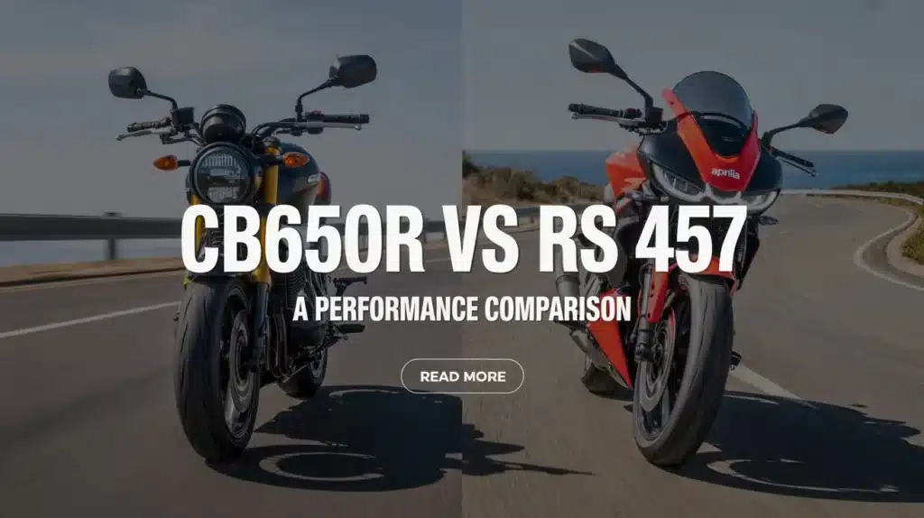 Honda CB650R vs Aprilia RS 457
