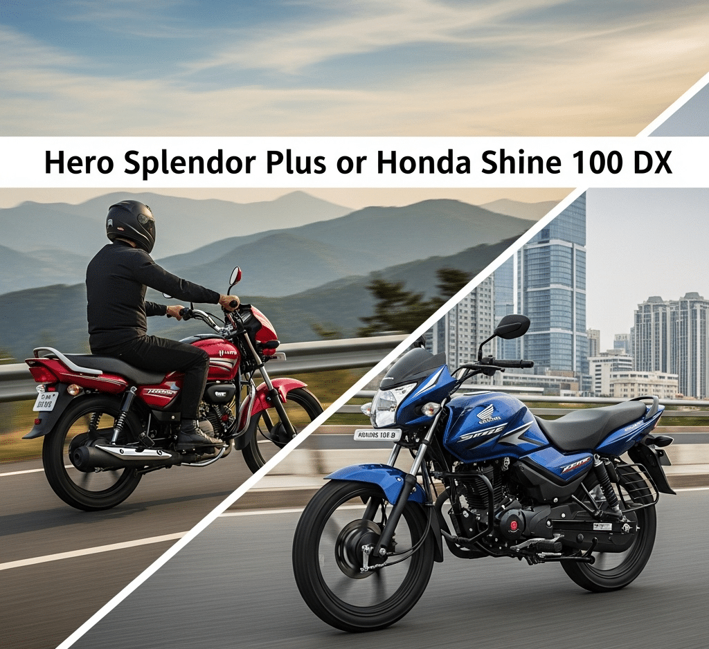 Hero Splendor Plus or Honda Shine 100 DX